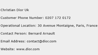 christian dior customer service email|Altro.